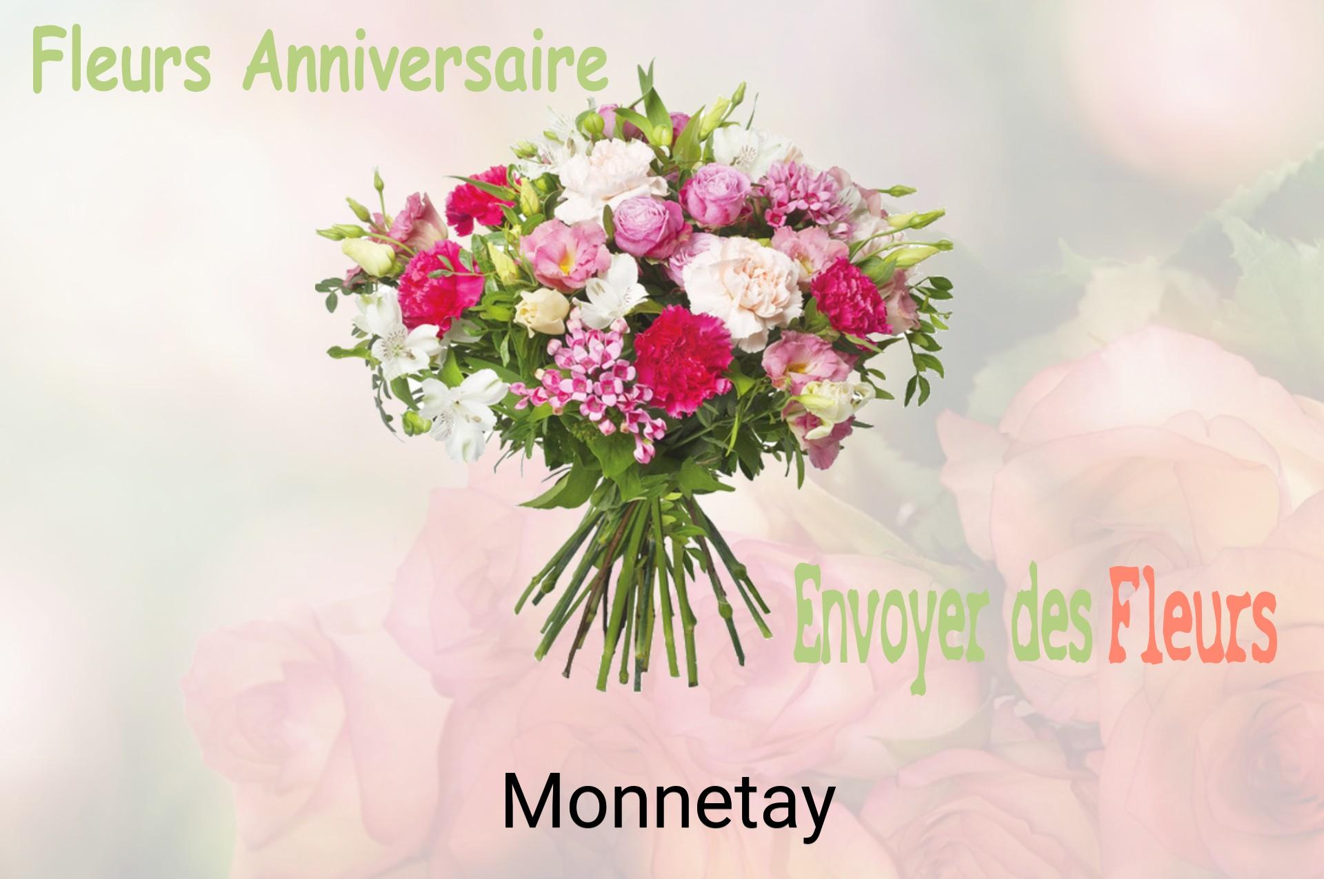 Bouquet de fleurs d’anniversaire livré à Monnetay
